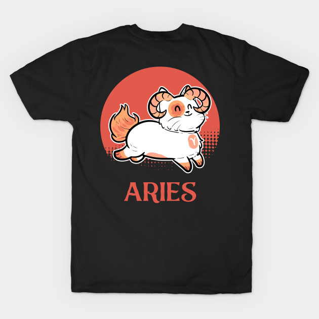 Aries Cat Horoscope Outline Zodiac Sign Kitten by amango